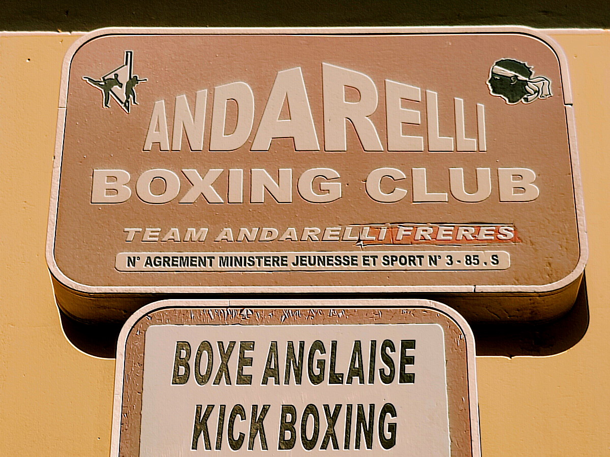 Photo de la salle de boxe